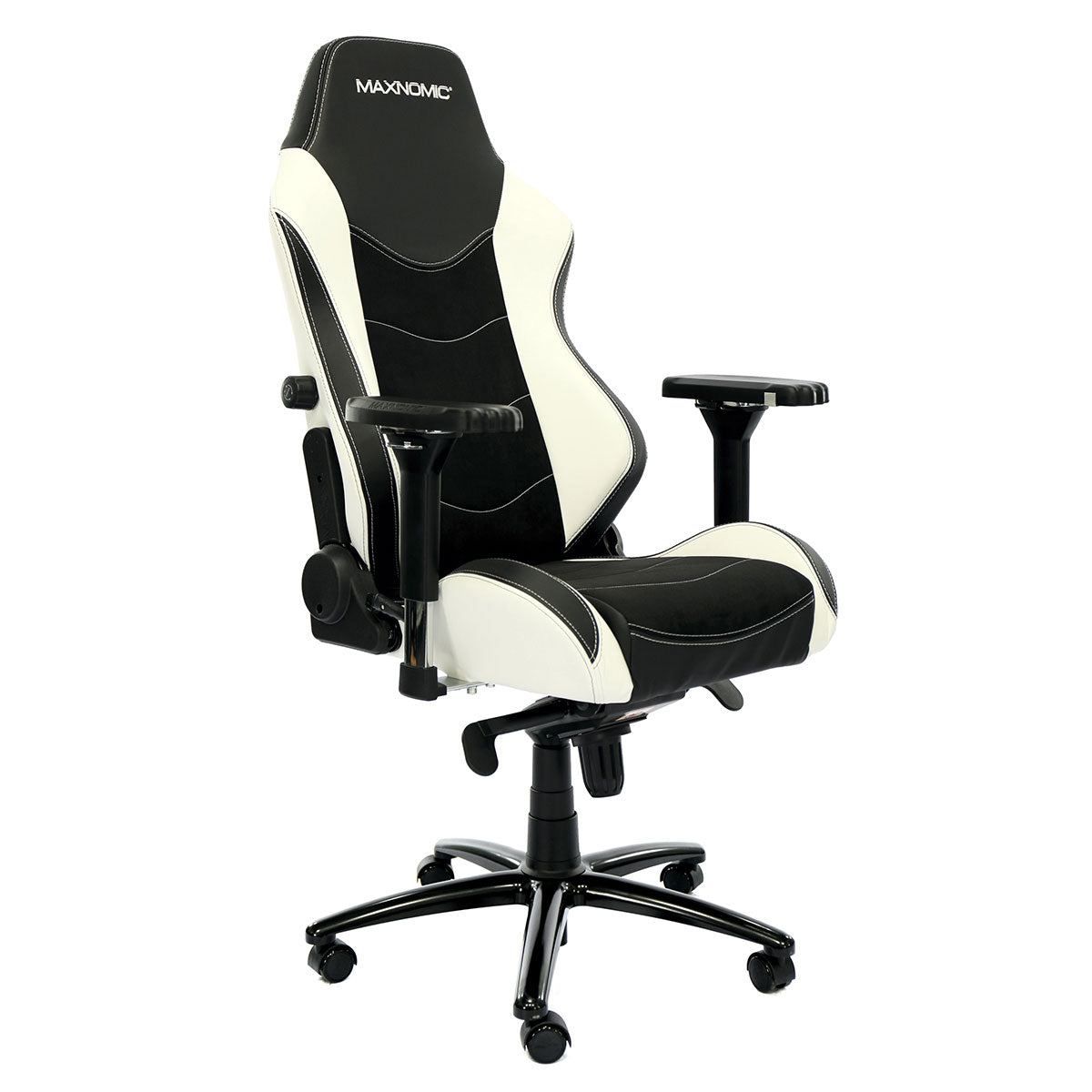 MAXNOMIC Dominator BWE Executive Edition gaming chair front view